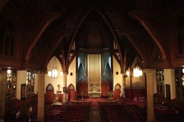 Sanctuary from upper balcony